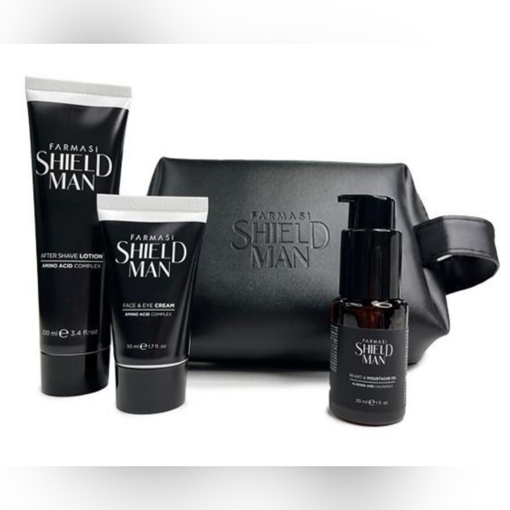 Men's Daily Care Set - Shield Man Travel Bag Set by Farmasi